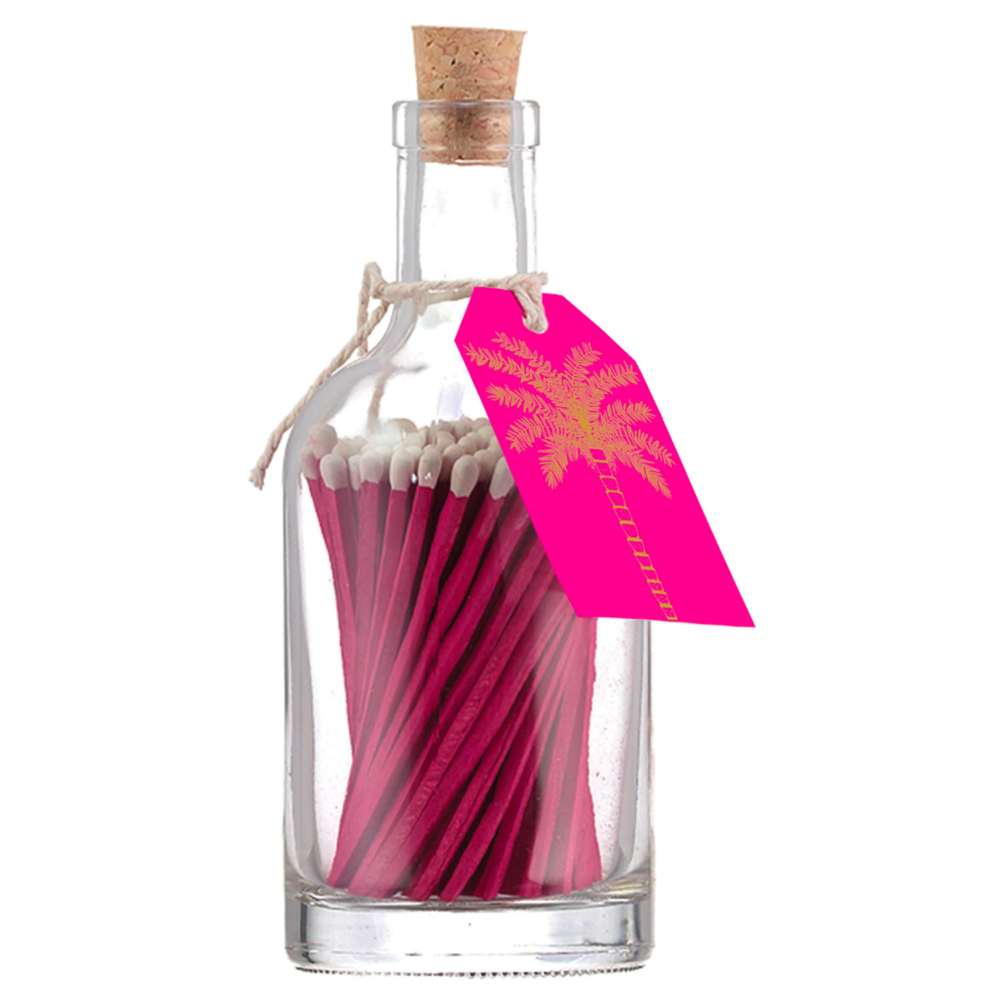 bottle matches pink palm by the archivist gallery