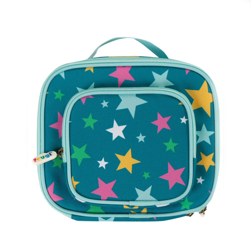 pack a snack lunch bag rainbow stars by Frugi