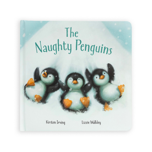 the naughty penguins board book by Jellycat