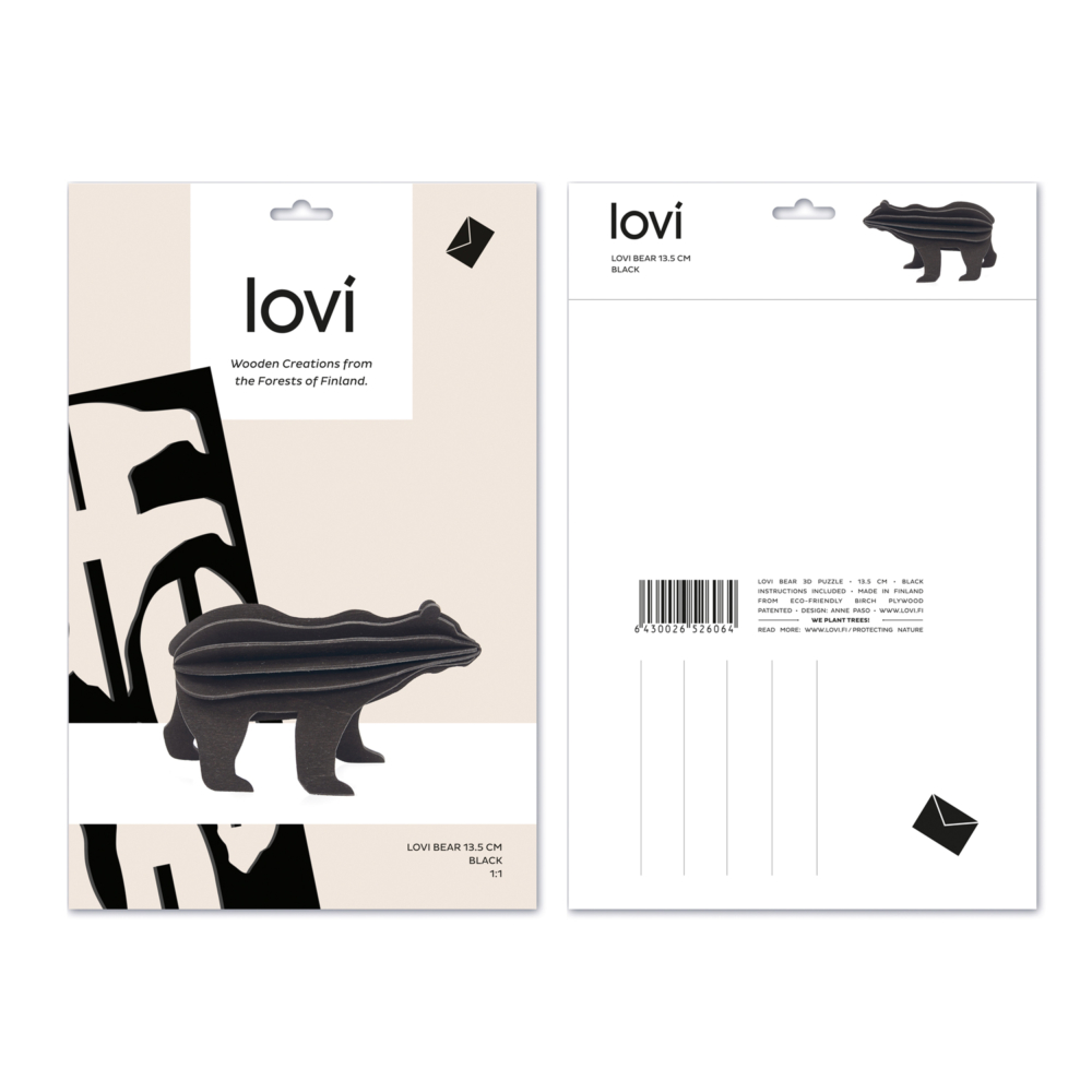 Black bear by Lovi