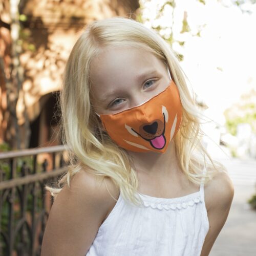 dog kid's face mask by kikkerland