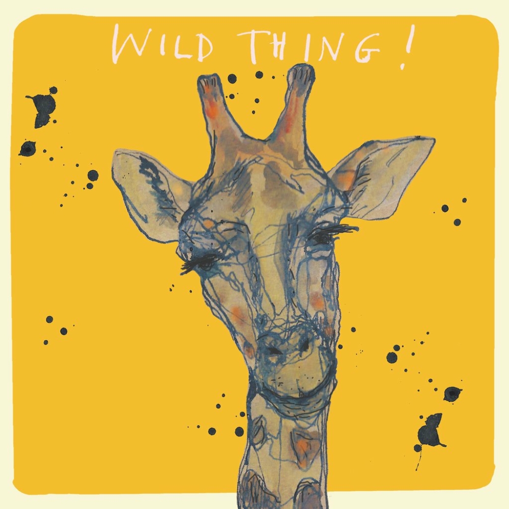 wild thing card by poet and painter