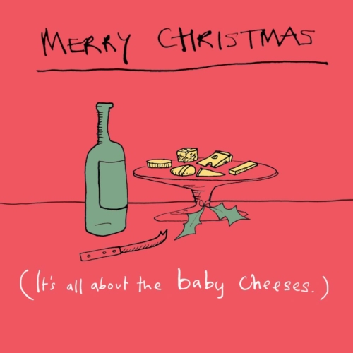 baby cheeses card by poet and painter