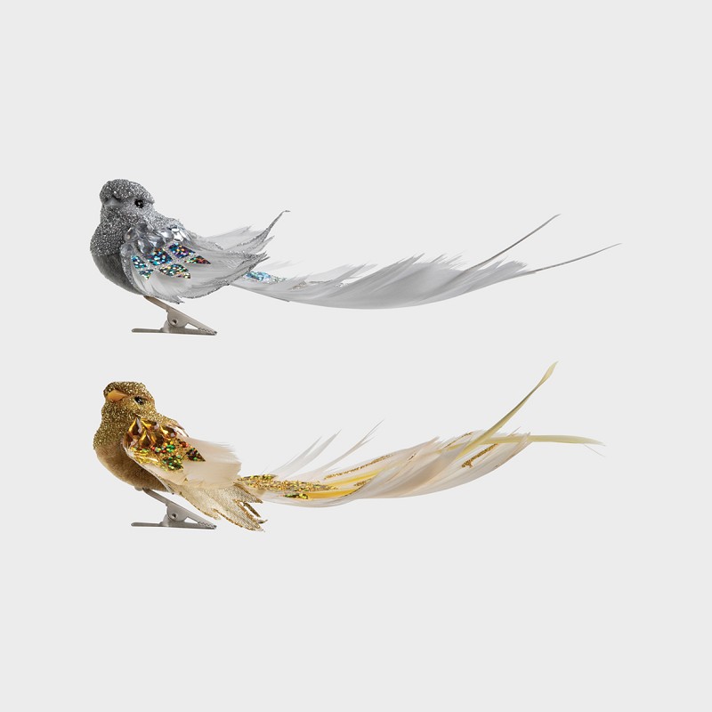 bird on clip grand set of 2 by &klevering