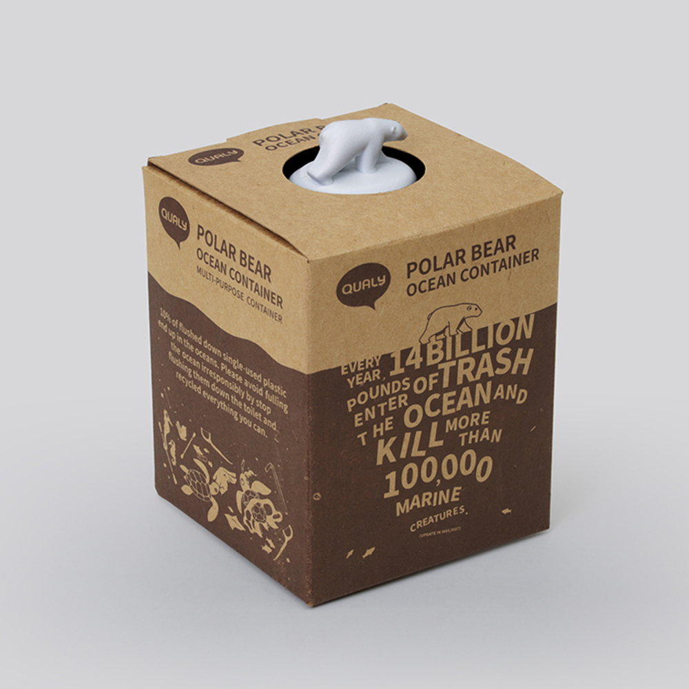 polar bear ocean container by qualy