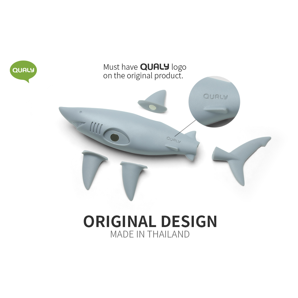 shark fin magnets by qualy
