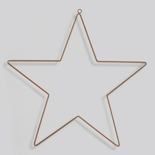 star metal frame decoration by lightstyle london