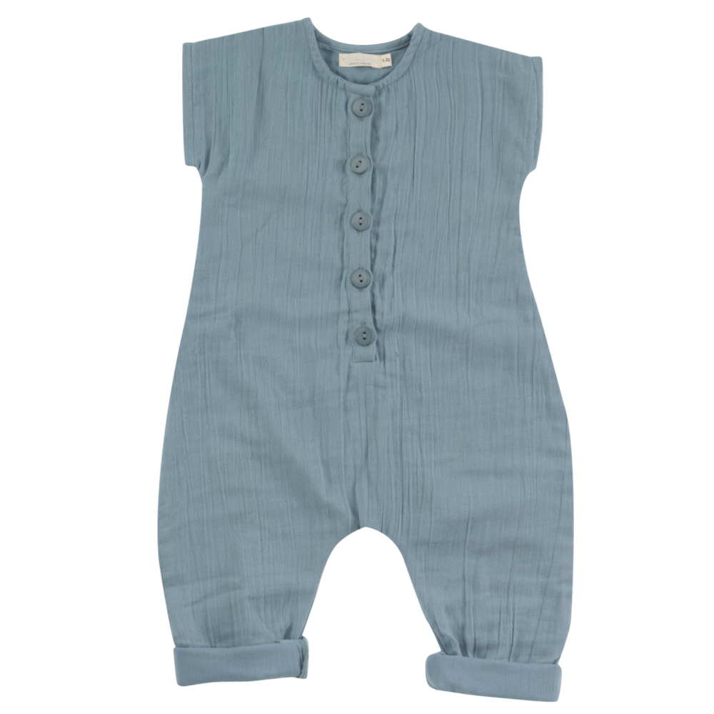jumpsuit muslin turquoise by Pigeon SS21