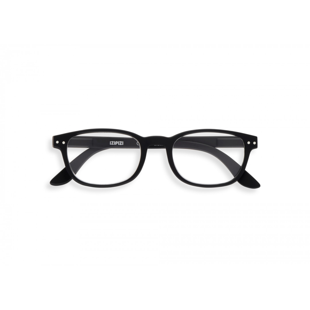 black reading glasses frame B by izipizi