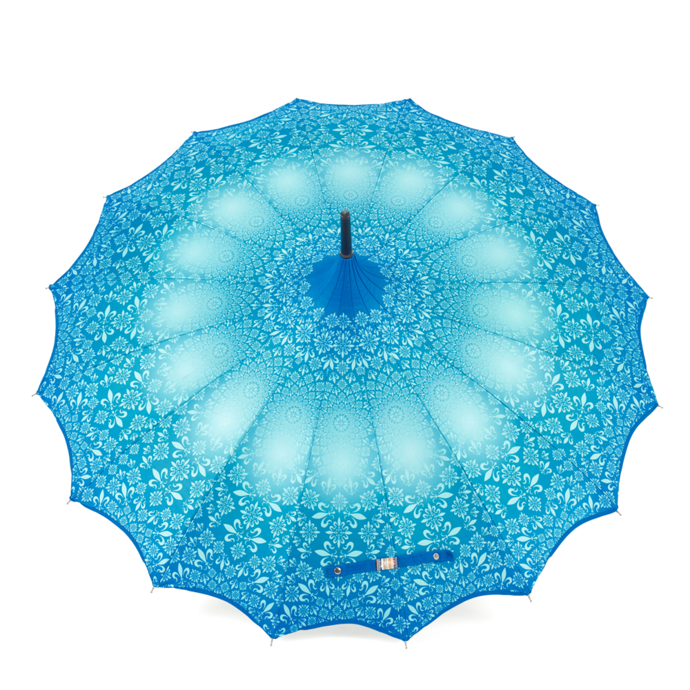 Pagoda UV umbrella teal by Soake