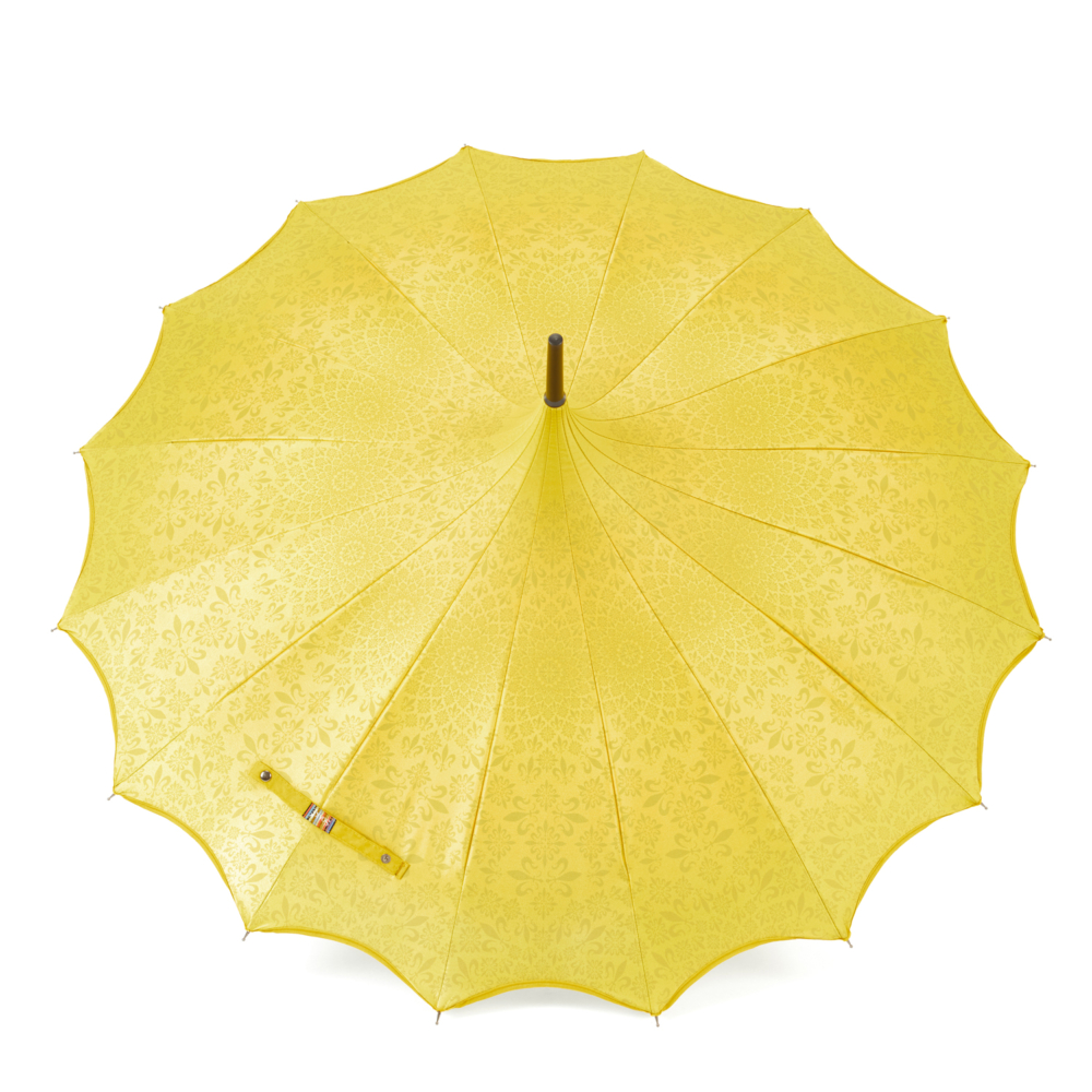 pagoda uv umbrella yellow by soake