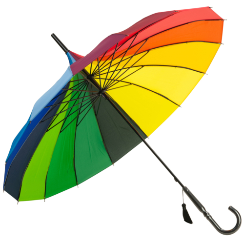 classic pagoda umbrella rainbow by Soake