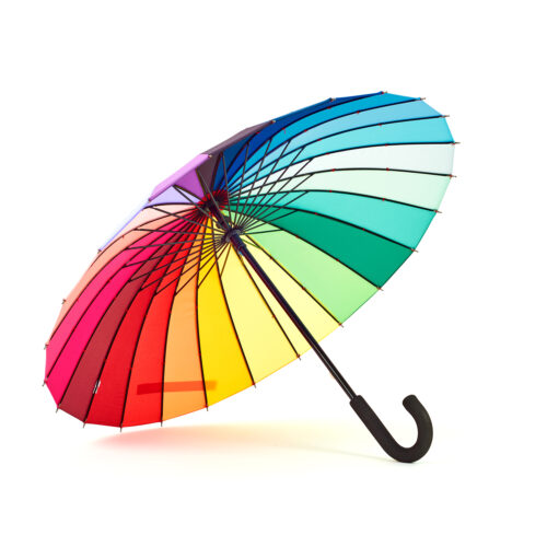 everyday rainbow umbrella by Soake