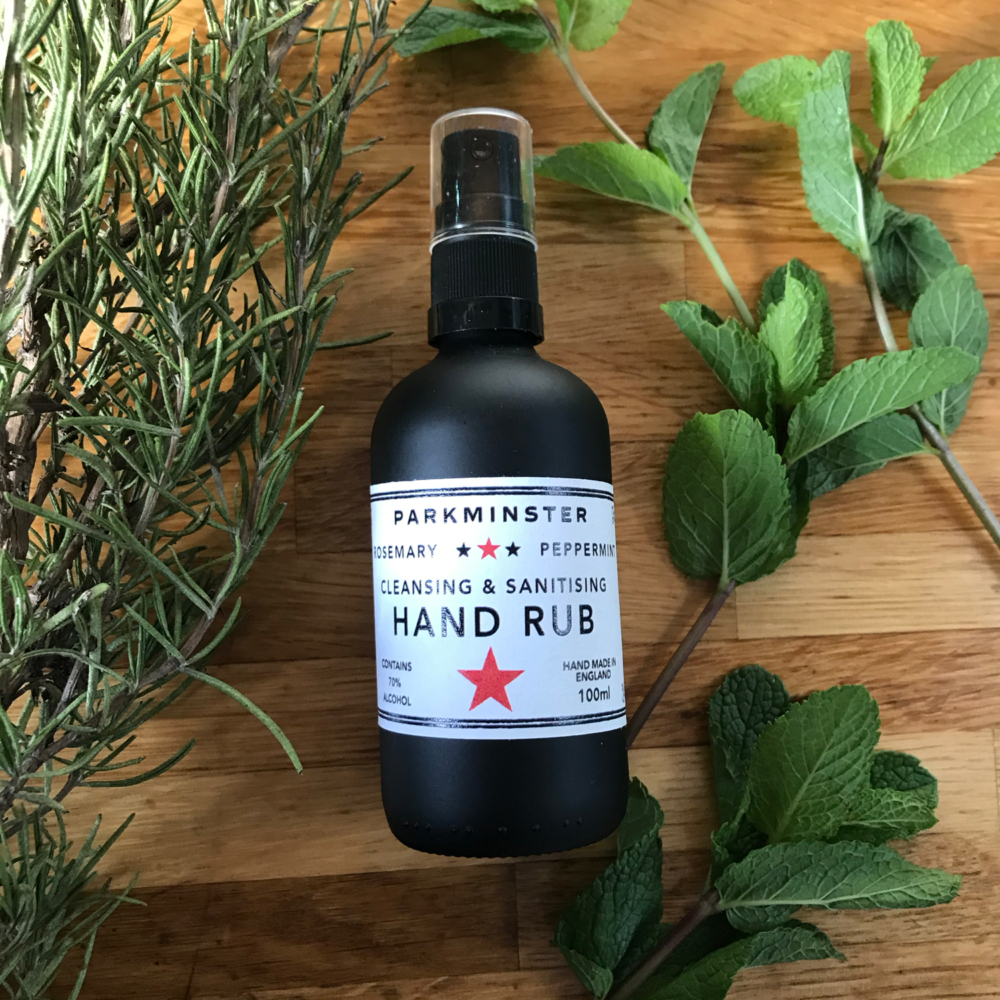 hand rub rosemary and peppermint by Parkminster