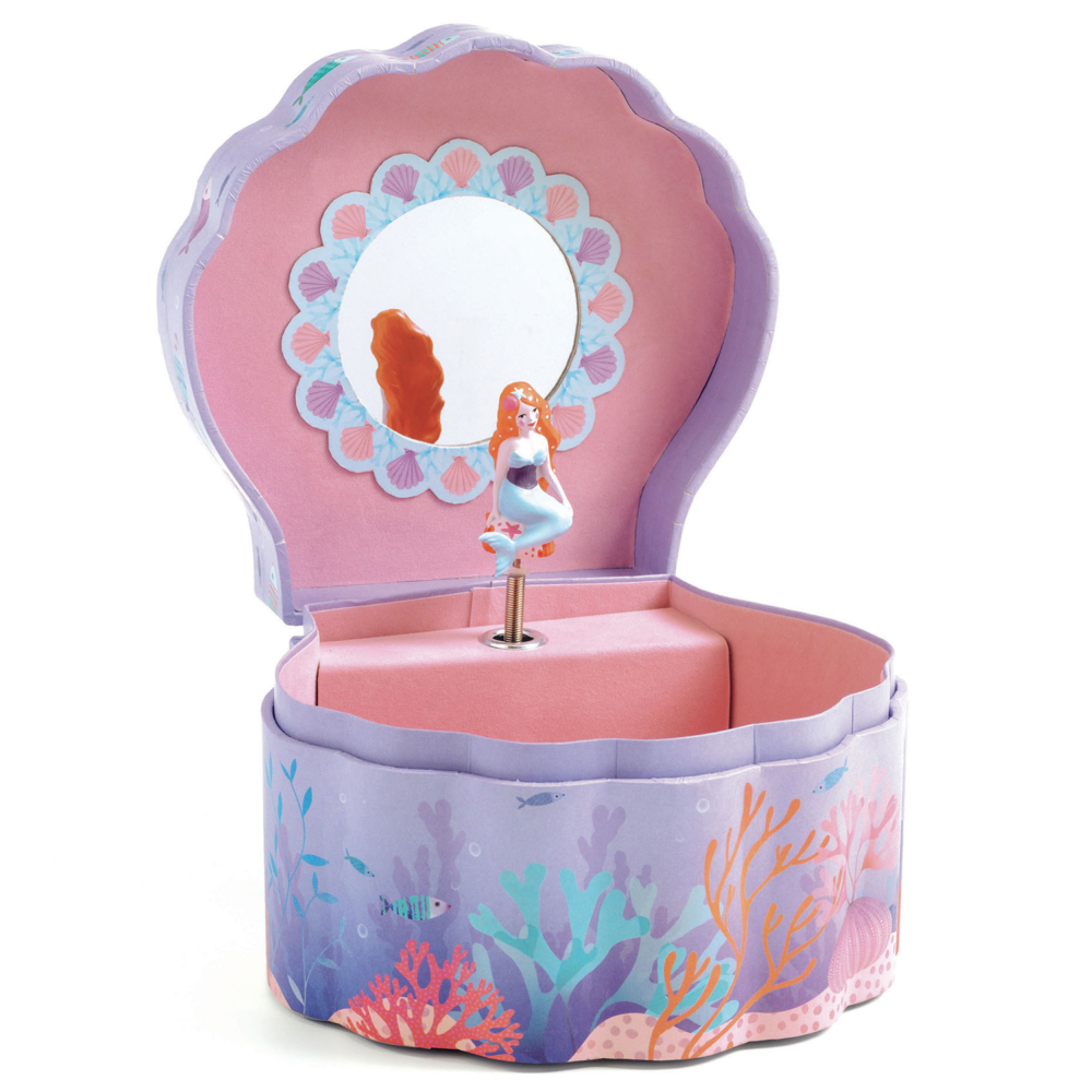 enchanted mermaid jewellery musical box by Djeco
