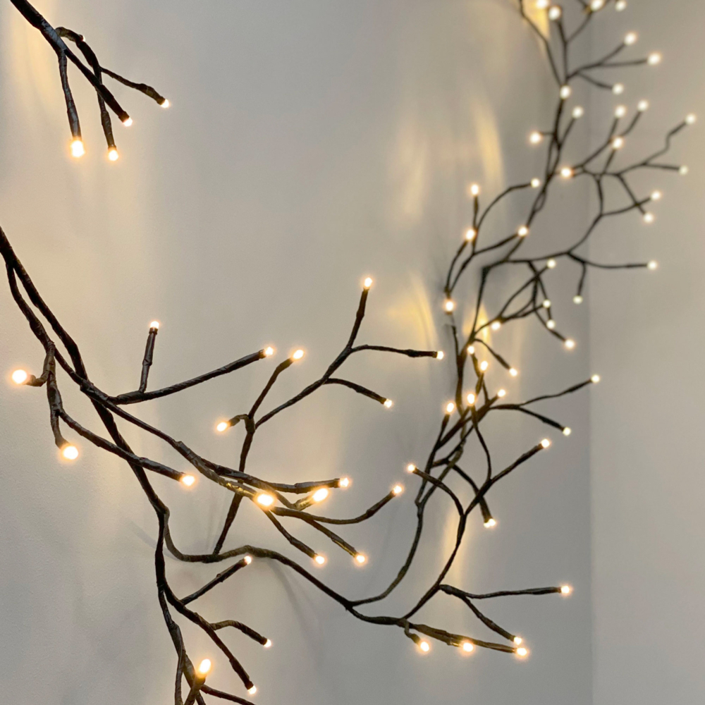 solar ivy black garland by Lightstyle london