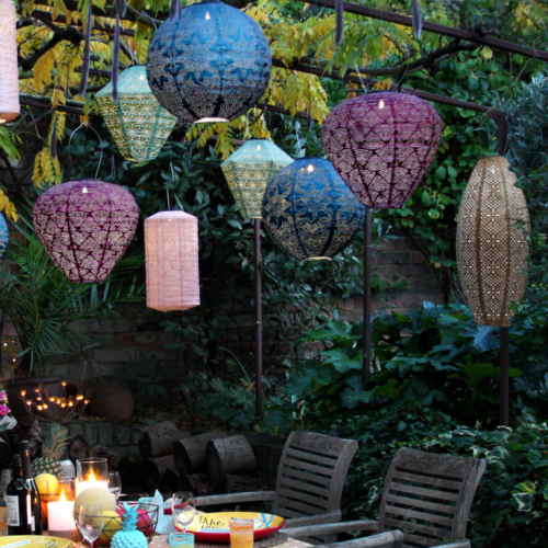 solar lantern collection by Lighstyle london