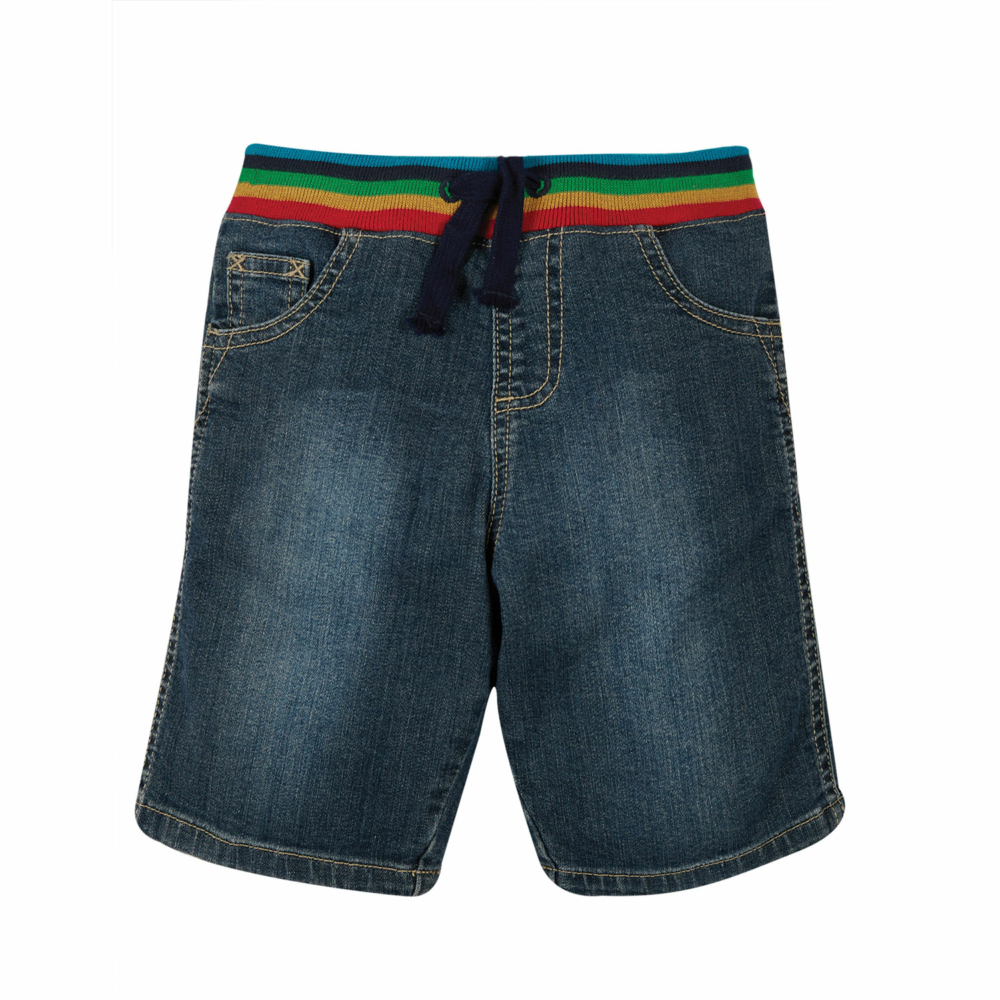 Dorian denim shorts by Frugi