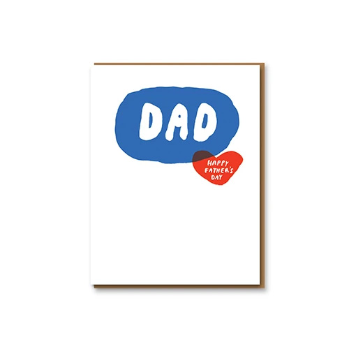 fat bubble father's day card by 1973
