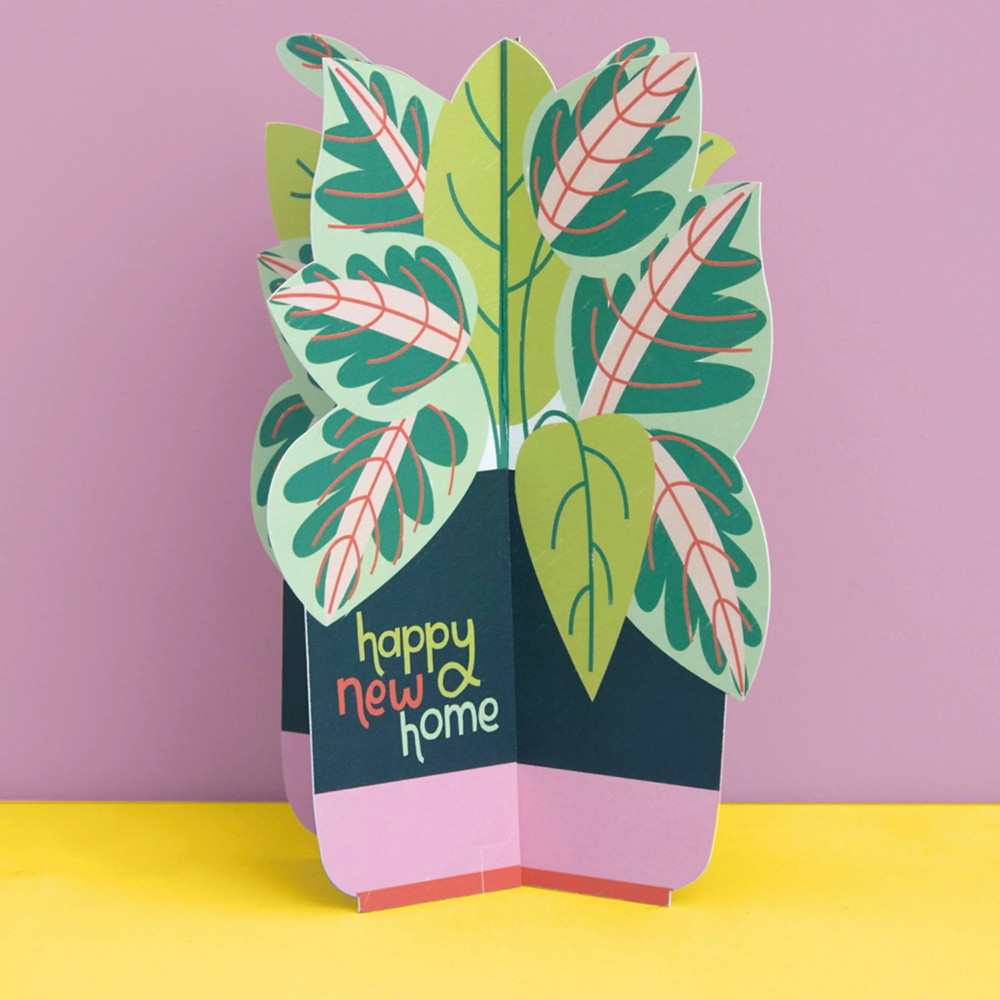 3D card house plant by Raspberry Blossom