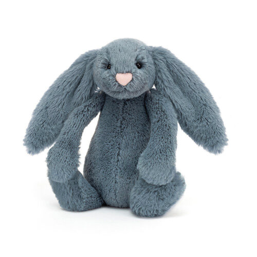 bashful bunny dusky blue by Jellycat