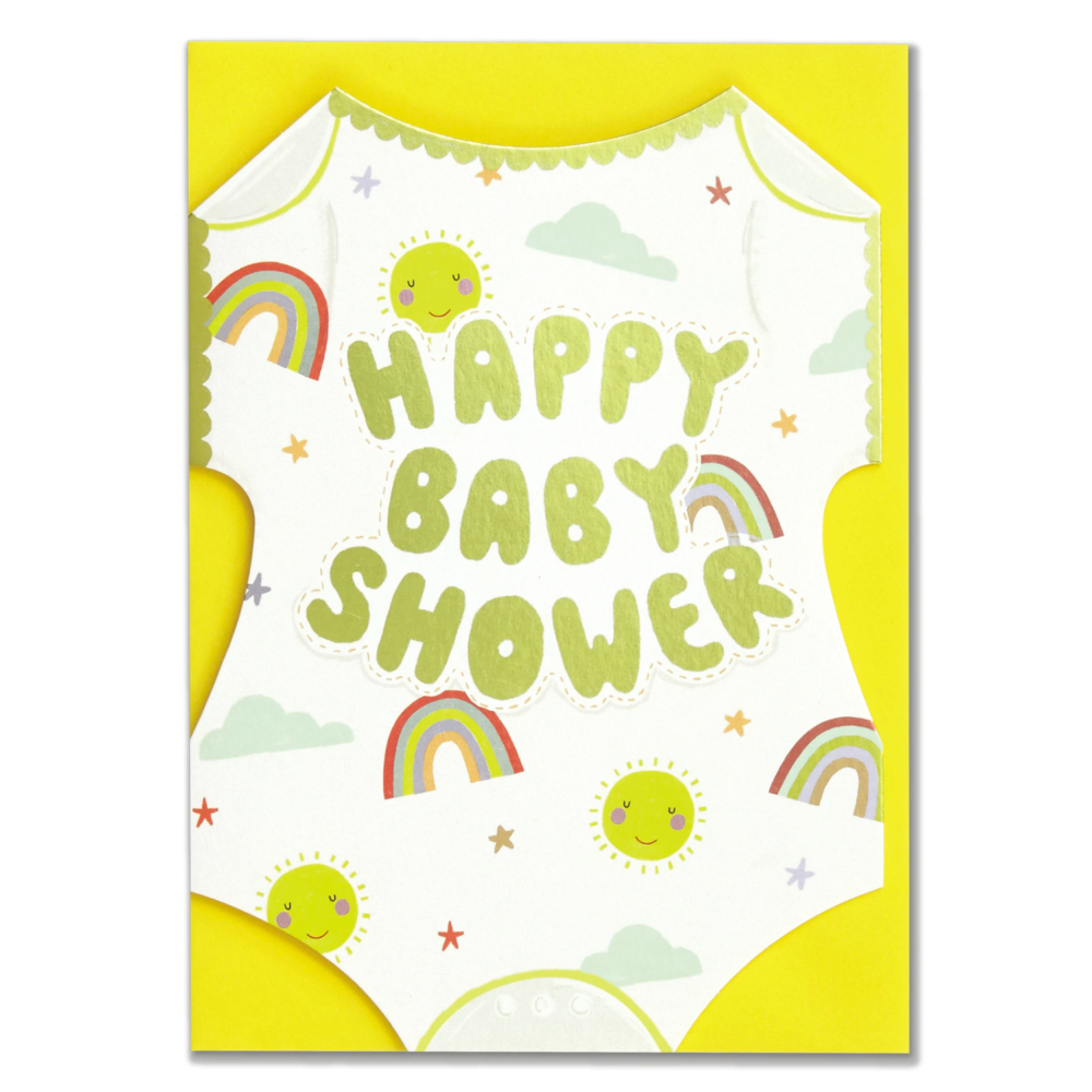 happy baby shower card by raspberry blossom