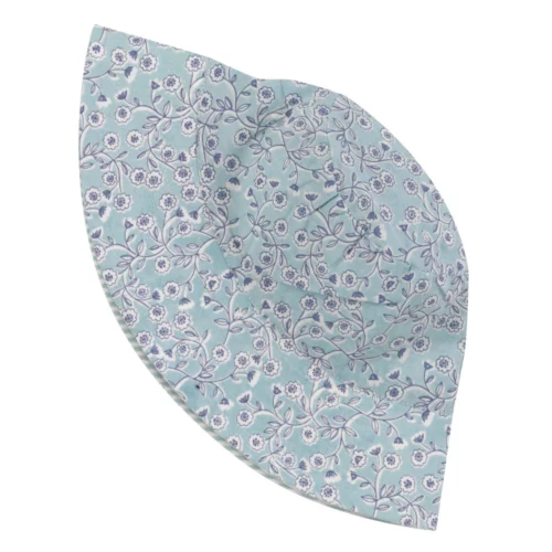 reversible hat blossom turquoise by Pigeon Organics SS22