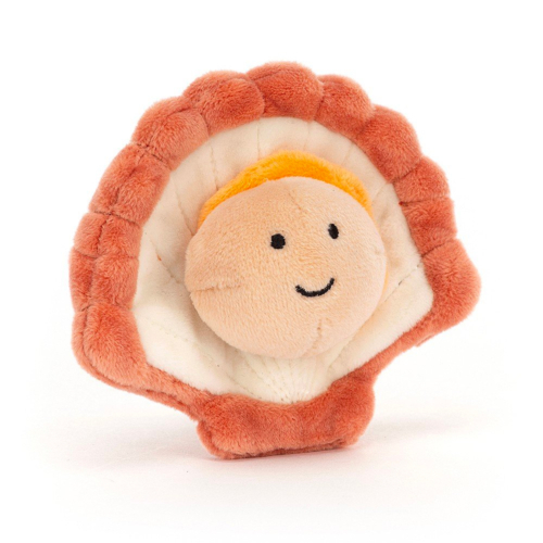 sensational seafood scallop by jellycat