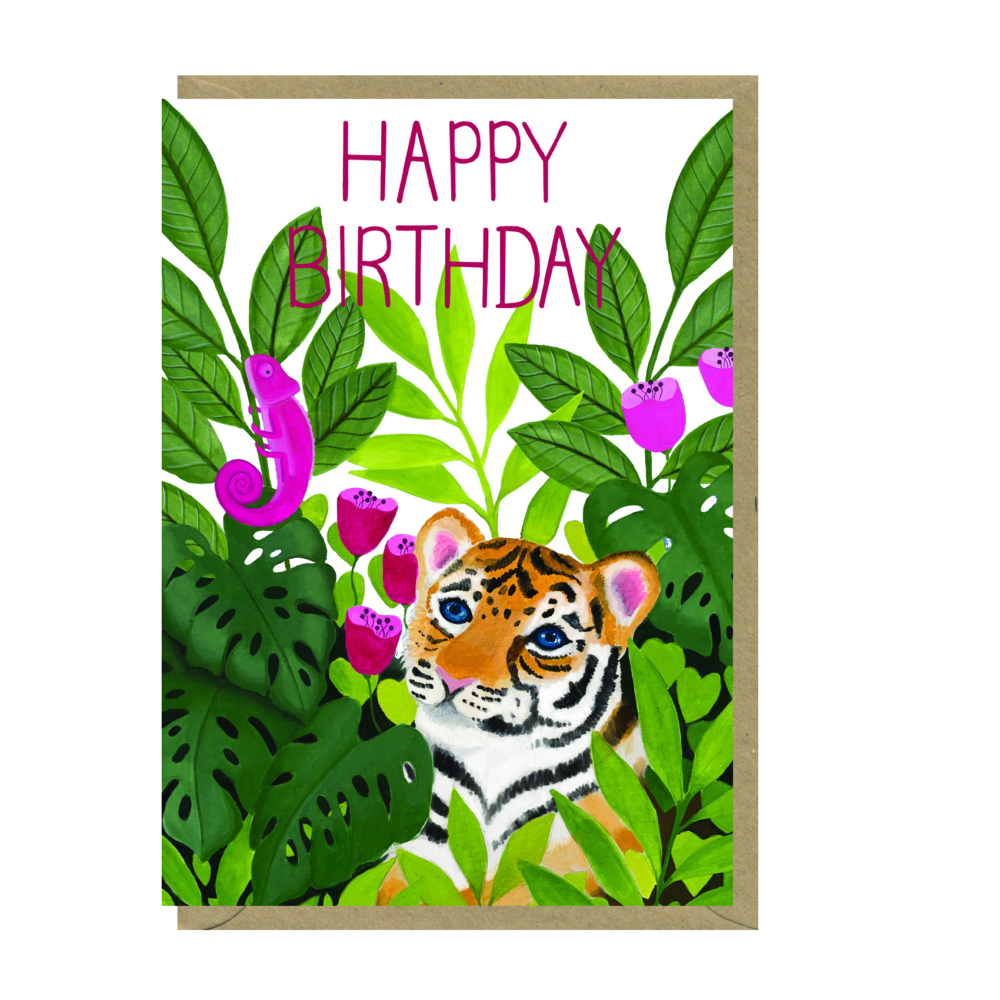 tiger cub card by bex parkin
