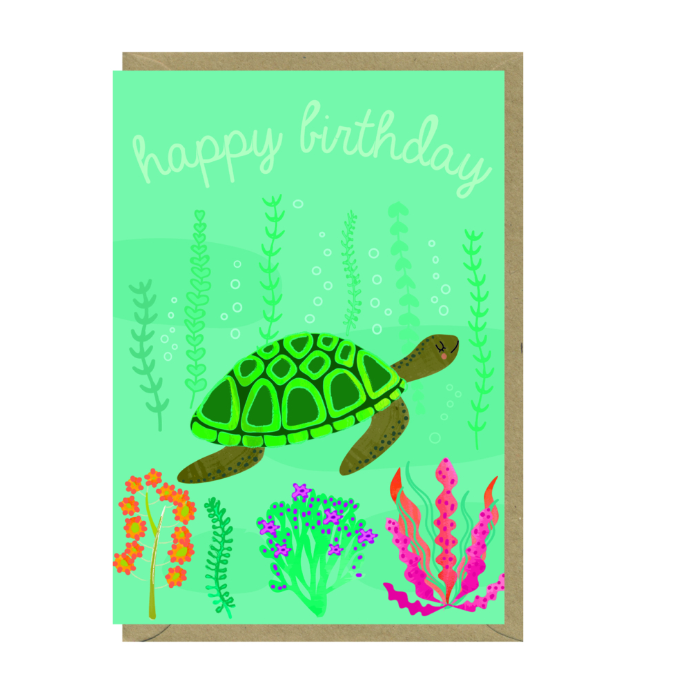 turtle card by Elena Essex