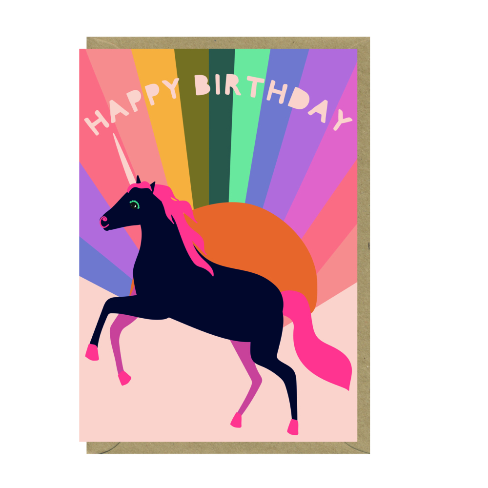 unicorn card by Elena Essex