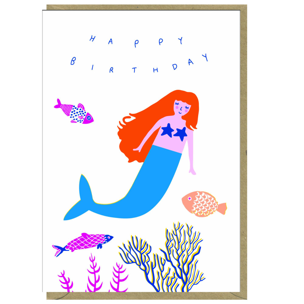 mermaid card by ink sandwich