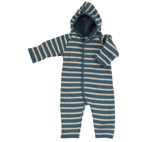 Snuggle suit breton teal by Pigeon Organics AW21