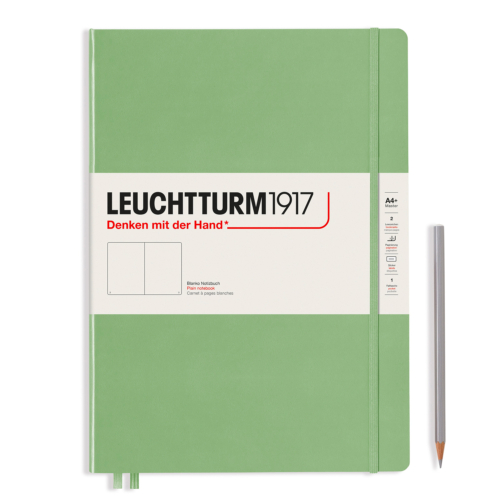 composition notebook sage B5 plain by Leuchtturm1917