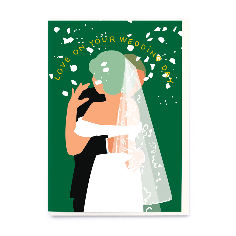 love on your wedding day card by Noi