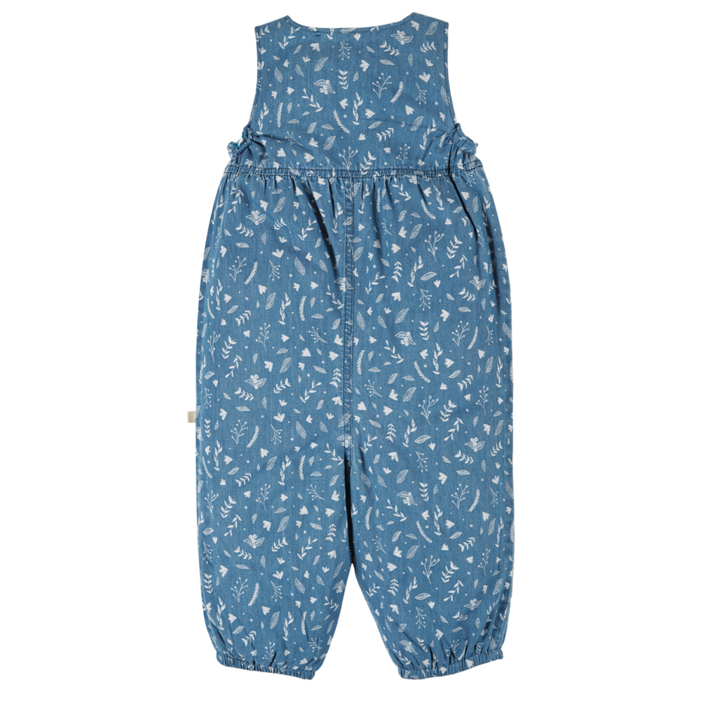 meadow reversible dungarees back by frugi