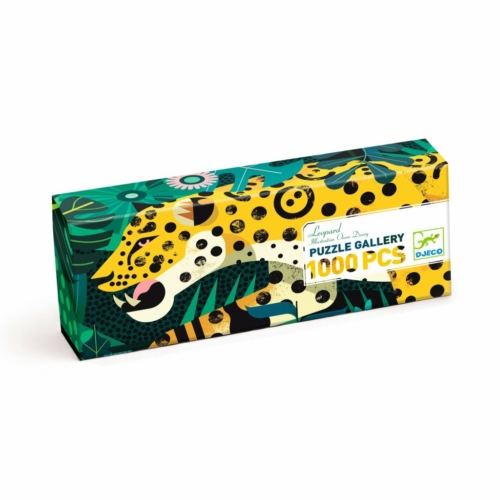 puzzle gallery leopard by djeco