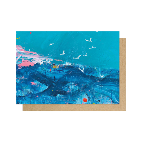 Sea spary card by Emily Powell
