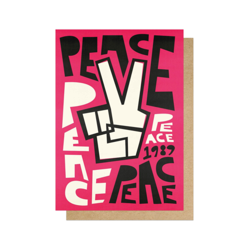 PEace card by Fox & Velvet
