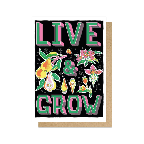 Live and grow card by Jaqueline Colley