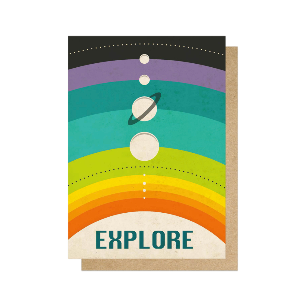 explore rainbow card by Jazzberry Blue