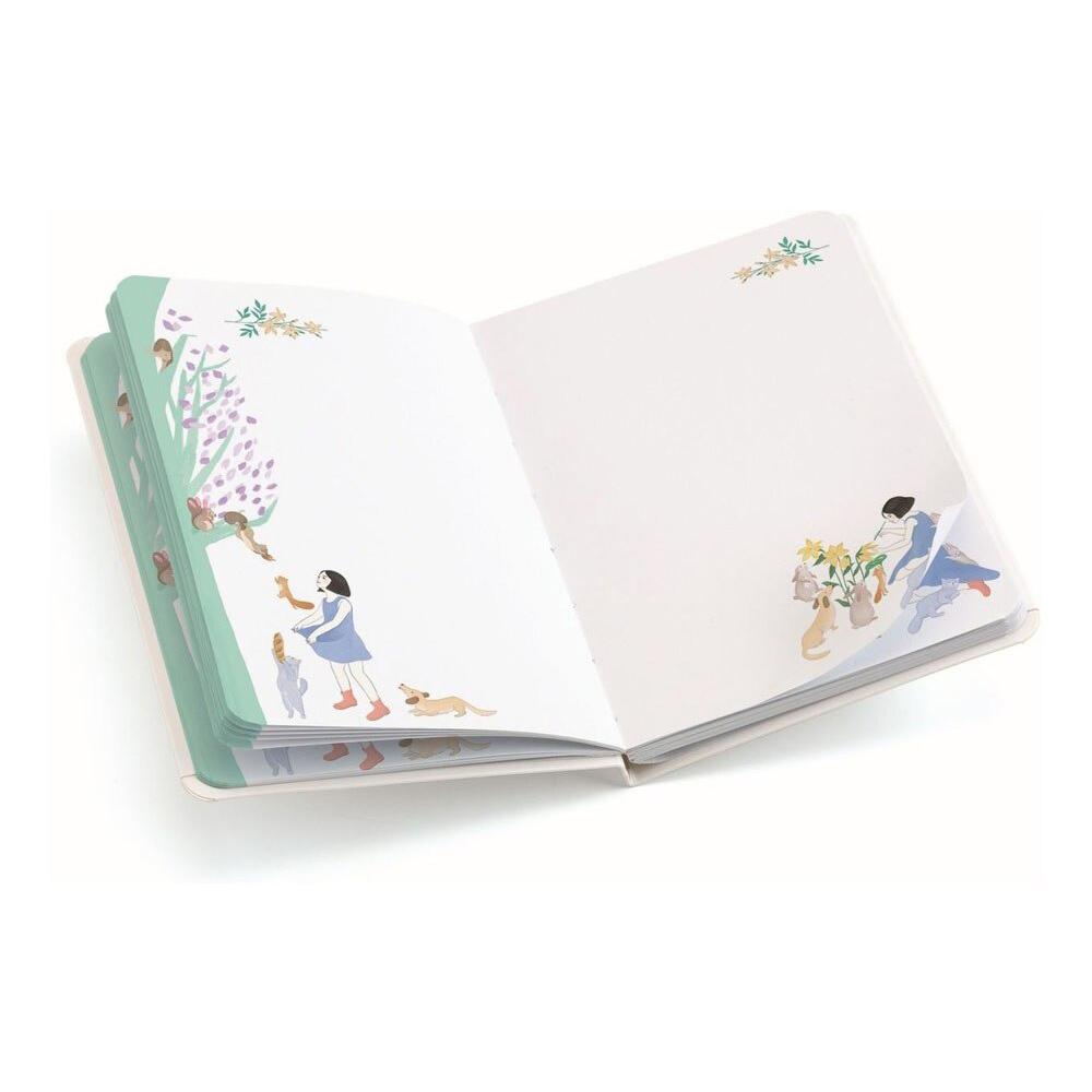 notebook with elastic cindy by djeco