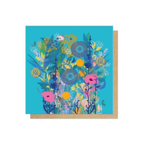Blue Sky Floral card by Tiffany Lynch