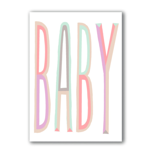 baby words card by Noi