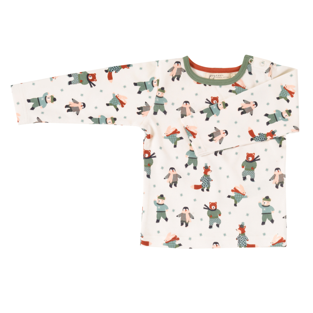 Long sleeves t-shirt skating animals by pigeon organics AW2021