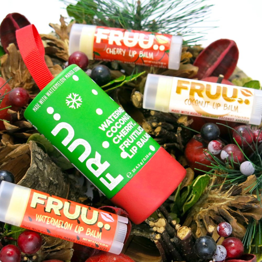Fruitilicious Lip Balm Trio Christmas Set by FRUU