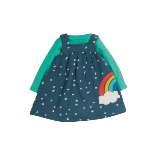 Pippa pinafore outfit by Frugi