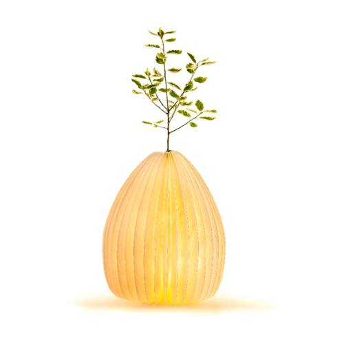 smart vase light bamboo by gingko