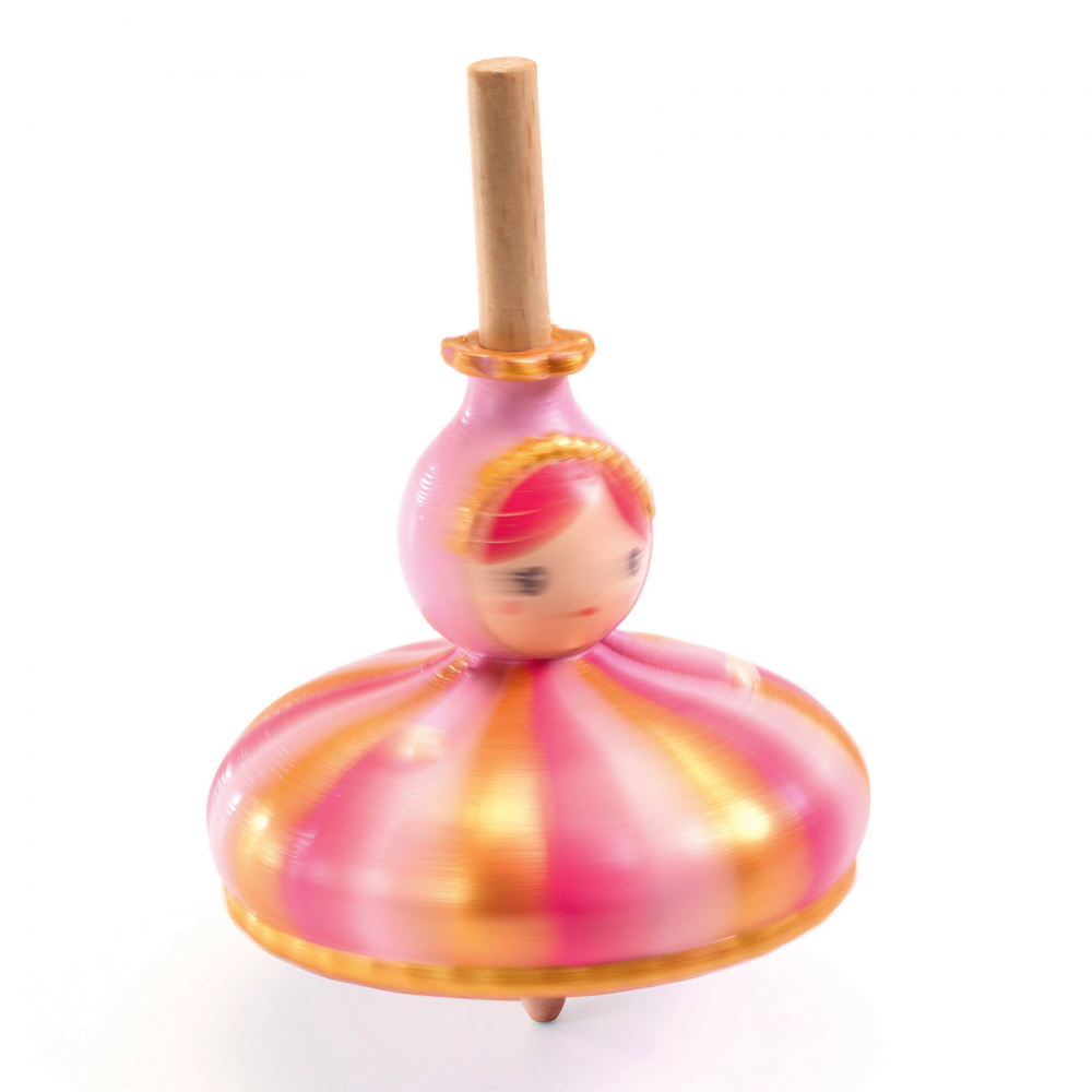 spinning top princess fuschia spinning by djeco