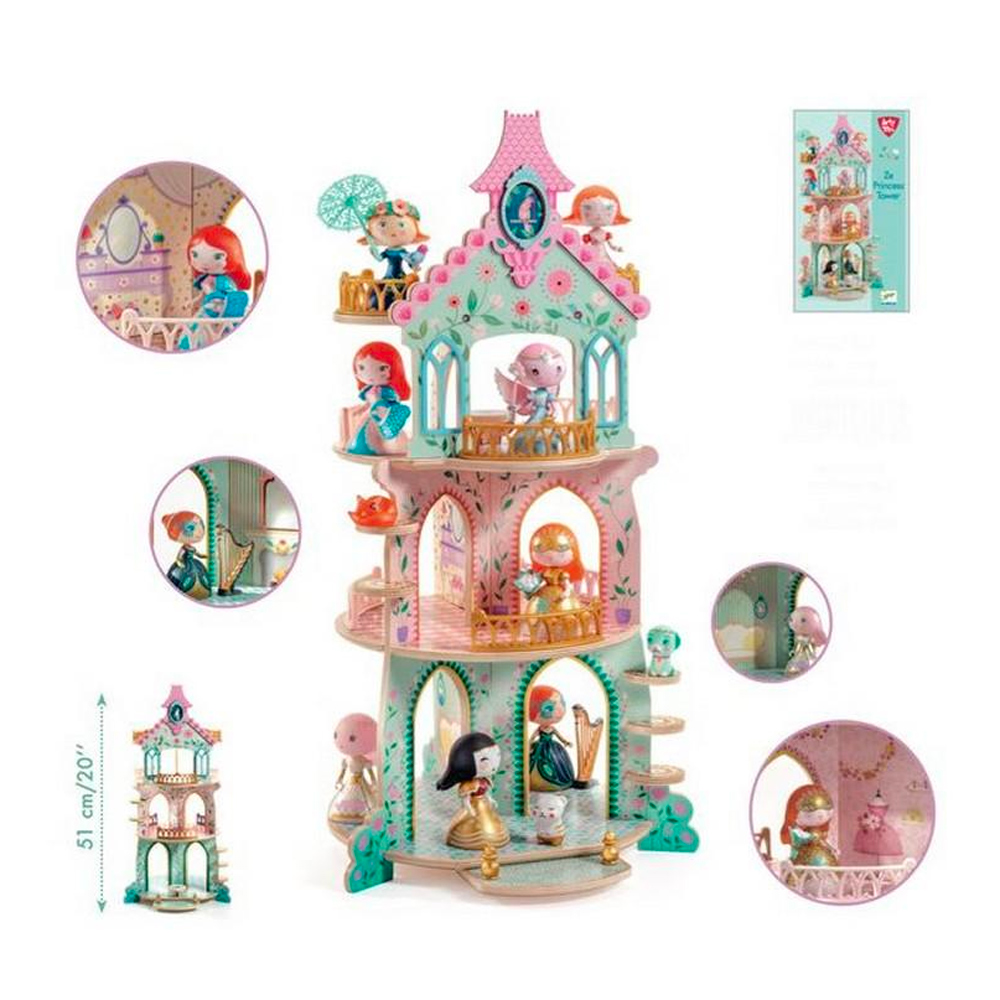 ze princess tower by arty toys djeco
